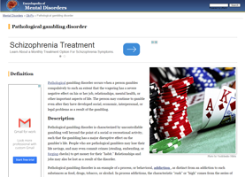 Pathological Gambling Disorder